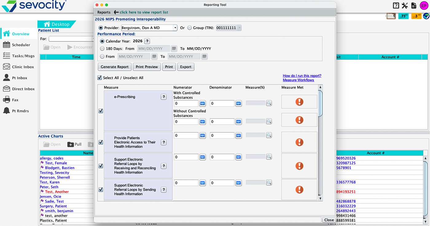 Sevocity ONC Certified EHR for MIPS (Medicare)