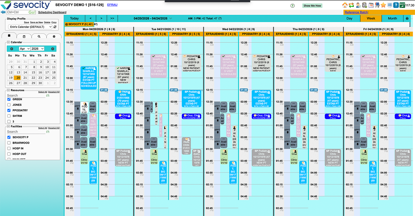 Sevocity Premier EHR with Practice Management